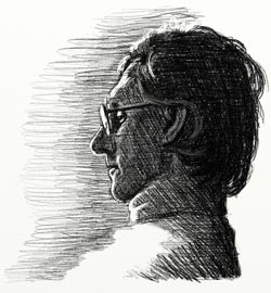 portrait de Sangharakshita, par Marc Ulrich