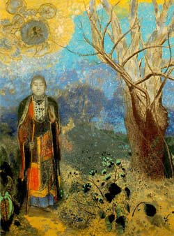 Bouddha, peinture de Odilon redon